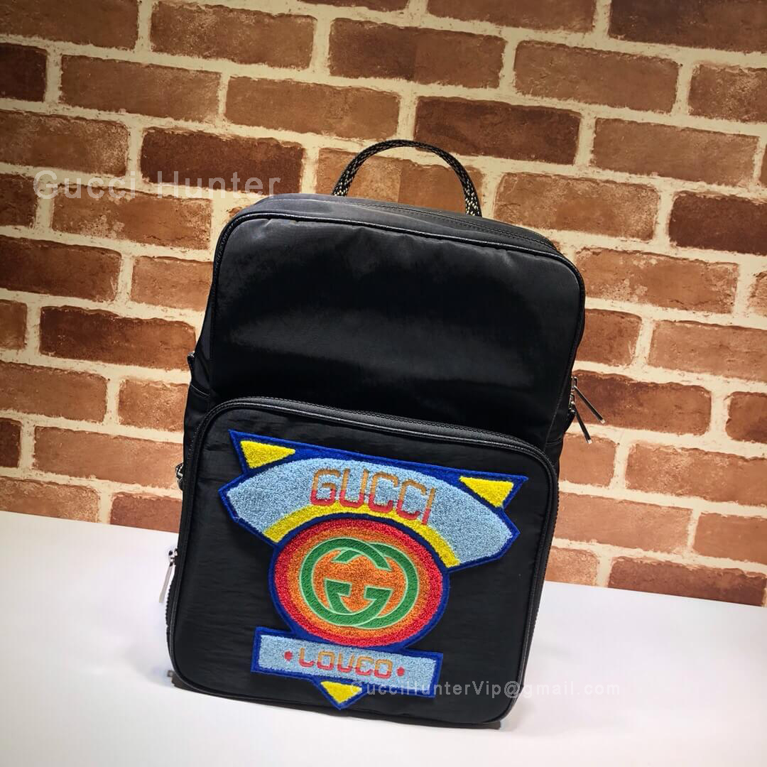 Gucci Medium Backpack With Gucci 